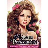 Bookmundo Malbuch für Alle Altersgruppen - Märchen Prinzessinnen