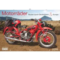 Neumann Motorräder & Routen 2026 - Broschürenkalender - mit