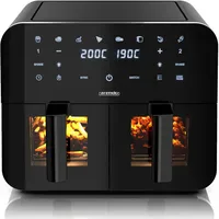 Arendo Heißluftfritteuse XXL 9 L schwarz