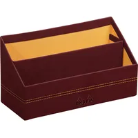 Rhodia Rhodiarama Briefständer aus Kunstleder, 25x10x14 cm - Weinrot