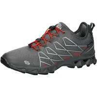 Brütting Unisex Mission Traillaufschuh, Grau/Rot