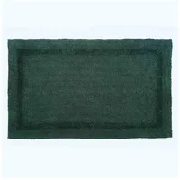 Homescapes Badteppich Dunkelgrün 120 x 70 cm