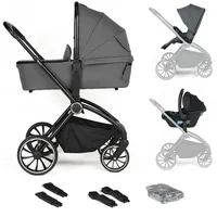 BabyGO 3in1 Kombikinderwagen, Harmony grau