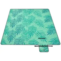 Songmics Picknickdecke 200 x 200 cm grün