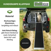 Trutzholm Hunderampe klappbar 215 cm Traglast 180 kg Alu