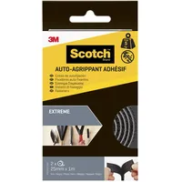 Scotch Klettband Extreme Fastener schwarz, 1 Rolle