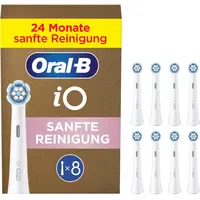 Oral-B iO Sanfte Reinigung Aufsteckbürste weiß 8 St.