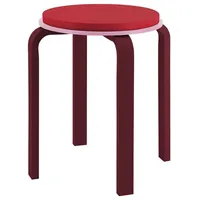 REMEMBER Hocker Max Ø 40 cm Holz Rot