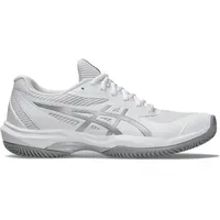 Asics Damen Tennisschuhe, Spiel FF Clay (37.5), Weiss, Silber