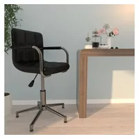 VidaXL Bürostuhl Drehbar Schwarz Kunstleder