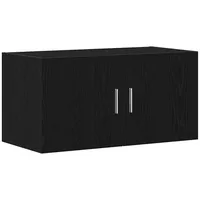 VidaXL Wandschrank Schwarz Eichen-Optik 80x39x40 cm Holzwerkstoff,