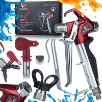 Rosfix Lackierpistole für das RX-PRO-Gerät mit Deckel und Düse