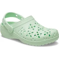 Crocs Classic Floral Cut Out Clog K Clog, Jade