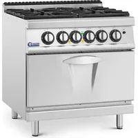 Royal Catering Gasherd mit Elektrobackofen - 14,4 kW -