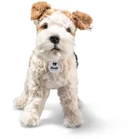 Steiff Foxy Foxterrier 32cm bunt, Süßes Stofftier mit Kunststoffaugen,