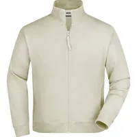 James & Nicholson Sweatjacke JN058, - XL - stone