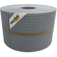 Zaunzu® Sichtschutzstreifen 50 m x 19 cm Fenstergrau/Polypropylen