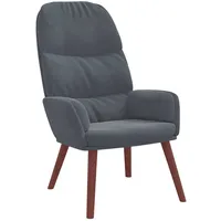 VidaXL Relaxsessel Dunkelgrau Samt