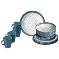 Brunner Melamin Ess Geschirr Set Lunch Box 16-teilig Camping