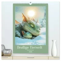 Calvendo Drollige Tierwelt - Kinderkalender (hochwertiger Premium Wandkalender 2026