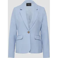 S.Oliver BLACK LABEL Slim-Fit-Blazer aus Viskosemix Damen, blau, 36