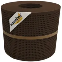 Zaunzu® Sichtschutzstreifen 26 m x 19 cm Braun