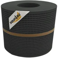 Zaunzu® Doppelstabmattenzaun 26 m x 19 cm Anthrazit