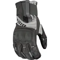 Klim Adventure Kurz, Handschuhe Gore-Tex - Dunkelgrau/Grau/Schwarz - L