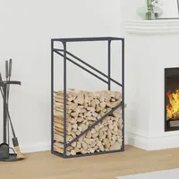 VidaXL Brennholzregal Anthrazit 60x25x100 cm Kaltgewalzter Stahl