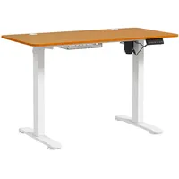 Vinsetto Höhenverstellbarer Schreibtisch Elektrisch 120 x 60 cm Computertisch