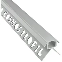 Tktrading24 C-T77 LED Alu Fliesenprofil Ecke aussen 12mm silber