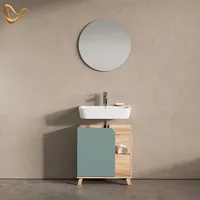 Livinity® Marano 2-tlg. Blau-Grau