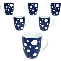 Mambocat Pula Kaffeetasse 0,3 l Dunkelblau 6 St.