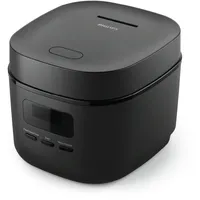 Philips 3000 Series, Dampfgarer – Reiskocher, Schwarz
