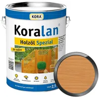 Kora Koralan Holzöl-Spezial 2.5 LTR Pflegeöl Möbelöl Holzschutzöl Terrassenöl