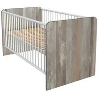 Begabino Babybett Moon - weiß - LF 70x140 cm