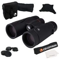 Celestron TrailSeeker 8x42 BaK-4 Prism Binoculars, Black