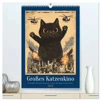 Calvendo Großes Katzenkino (hochwertiger Premium Wandkalender 2026 DIN A2