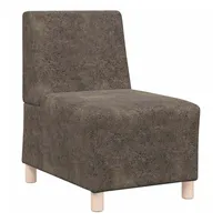 VidaXL Sofa-Stuhl ohne Armlehnen Dunkelgrau 55 cm Wildleder-Optik