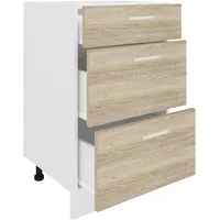 VCM Küchenschrank Breite 50 cm Unterschrank Küche Küchenmöbel Esilo