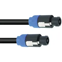 PSSO  Lautsprecherkabel Speakon 2x4 3m sw