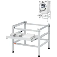 Vevor Waschmaschinen-Untergestell, 640x635x615mm Podest für Waschmaschine, 136kg Tragkraft, Waschmaschinen-