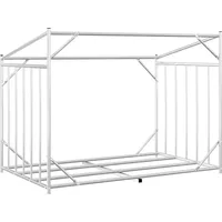 VidaXL Brennholzregal mit Regenschutz 150,5x100,5x110,5 cm - Schwarz