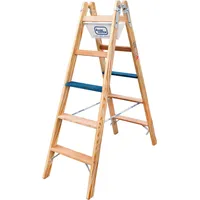 Iller-Leiter Holz Stufen Stehleiter 2103-7
