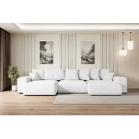 Altdecor Ecksofa mit Schlaffunktion und Bettkasten Corner Sofa Eckcouch