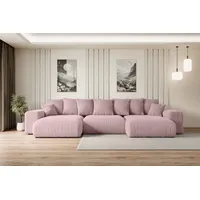 Altdecor Ecksofa mit Schlaffunktion und Bettkasten Corner Sofa Eckcouch
