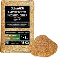 PINI 15 Kg Räucherchips Buche und Erle gemischt 1-3