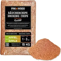 PINI 15 Kg Räucherchips Apfel 1-3 mm Smoking Chips