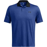 Under Armour Matchplay Printed Polo tech blue -black black