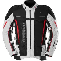 Furygan Montroc 3in1+, Textiljacke - Schwarz/Hellgrau/Rot / M